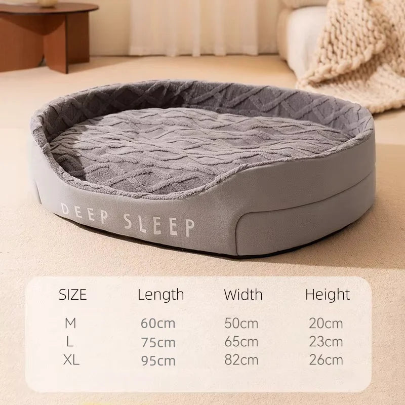 Large Dog Bed Padded Cushion for Small Big Dogs Sleeping Beds Pet Houses for Cats Super Soft Durable Mattress Removable Pet Mat